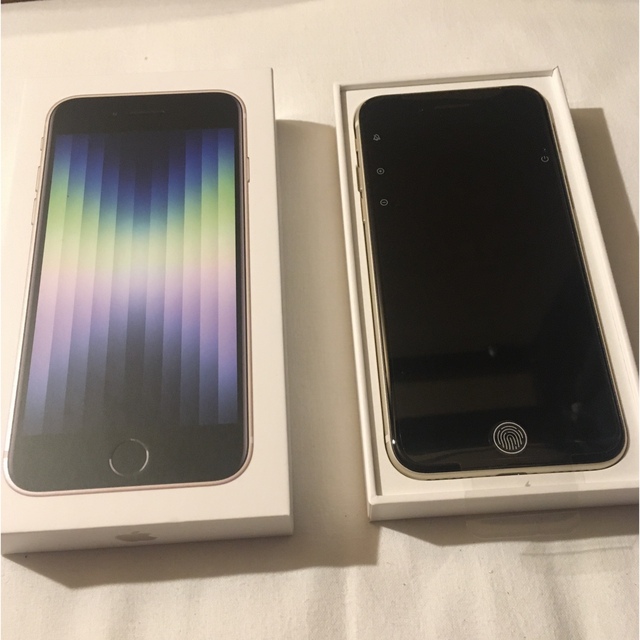 【最安値・新品未使用】iPhone SE 128GB 第3世代 白SIMフリー