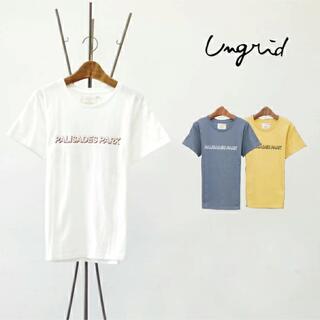 アングリッド(Ungrid)のアングリッド Tシャツ  バックロゴTEE(Tシャツ(半袖/袖なし))