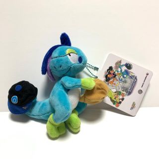 ポケモン(ポケモン)のポケモン ジメレオン ぬいぐるみ マスコット キーホルダー ポケセン(キャラクターグッズ)