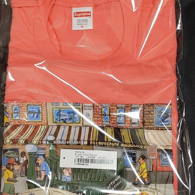 Supreme(シュプリーム)のSupreme Manhattan Tee"Bright Coral" メンズのトップス(Tシャツ/カットソー(半袖/袖なし))の商品写真