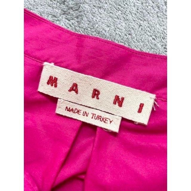 2021SS MARNI マルニ コットン タック スカート 36 ピンク