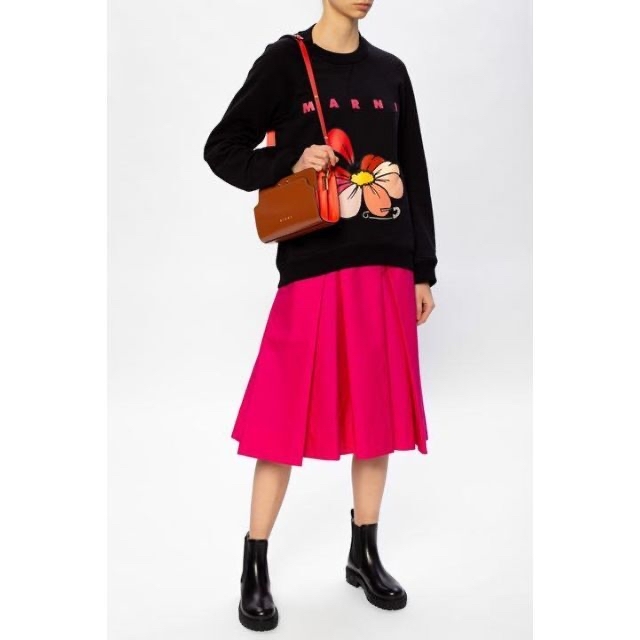 2021SS MARNI マルニ コットン タック スカート 36 ピンク
