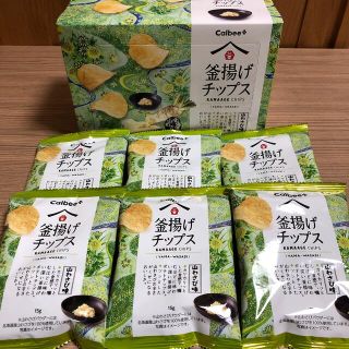 カルビー 釜揚げチップス 山わさび味 6袋