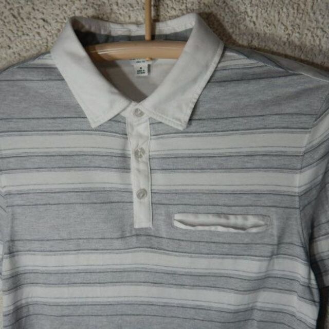 Calvin Klein(カルバンクライン)の7791　カルバン　クライン　半袖　ボーダー　デザイン　ポロシャツ メンズのトップス(ポロシャツ)の商品写真
