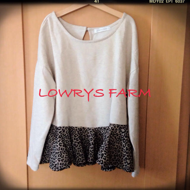 LOWRYS FARM(ローリーズファーム)の♡LOWRYS FARM♡ペプラム レディースのトップス(トレーナー/スウェット)の商品写真