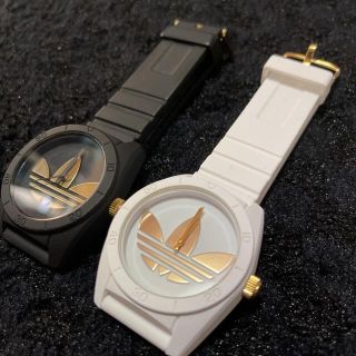 アディダス(adidas)の☻ adidas 腕時計 2個セット ジャンク品(腕時計)