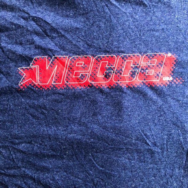 新品 90s USA製 メッカ 長袖Ｔシャツ ネイビー XL Mecca USA 8