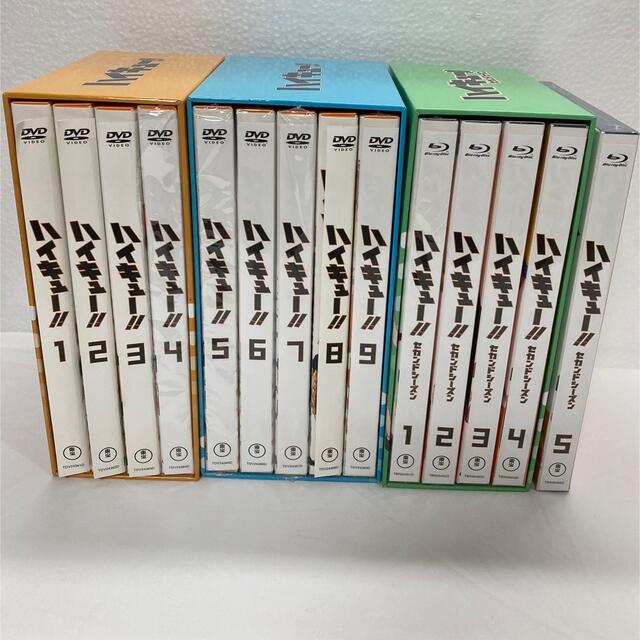 ハイキュー 1期　DVD BOX 2期　1〜5巻 Blu-ray BOX | フリマアプリ ラクマ