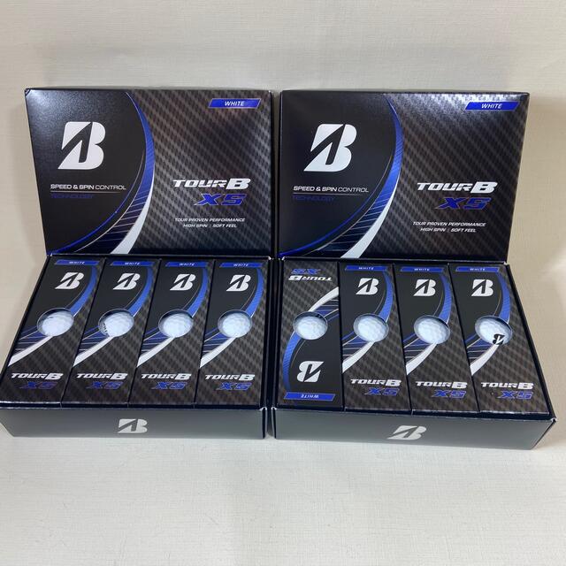 2022年TOUR B XS ホワイト2ダース 24球BRIDGESTONE-