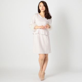 ミッシュマッシュ(MISCH MASCH)の♡今期新品 袖ファーワンピース♡(ひざ丈ワンピース)