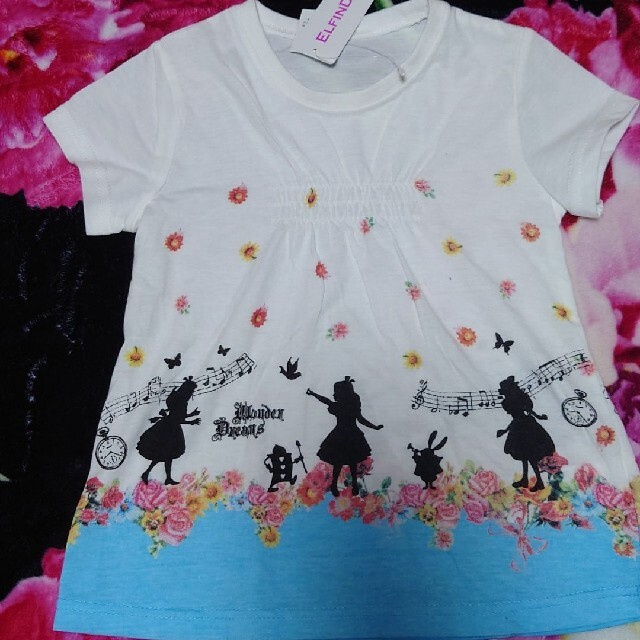 Tシャツ　2枚セット♡ キッズ/ベビー/マタニティのキッズ服女の子用(90cm~)(Tシャツ/カットソー)の商品写真