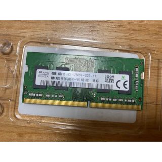 SKhynix メモリ4GB DDR4 2666MHz(PCパーツ)