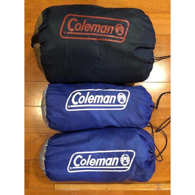 Coleman(コールマン)の鉄馬さま専用★Coleman 子供用　シュラフ　寝袋　3点セット　 スポーツ/アウトドアのアウトドア(寝袋/寝具)の商品写真