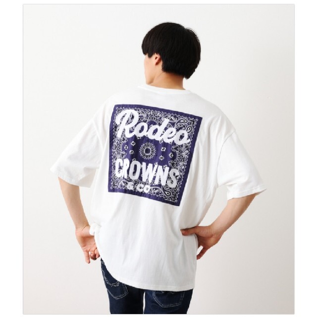 RODEO CROWNS WIDE BOWL(ロデオクラウンズワイドボウル)のRCWB COLORS BANDANA Tシャツ メンズのトップス(Tシャツ/カットソー(半袖/袖なし))の商品写真