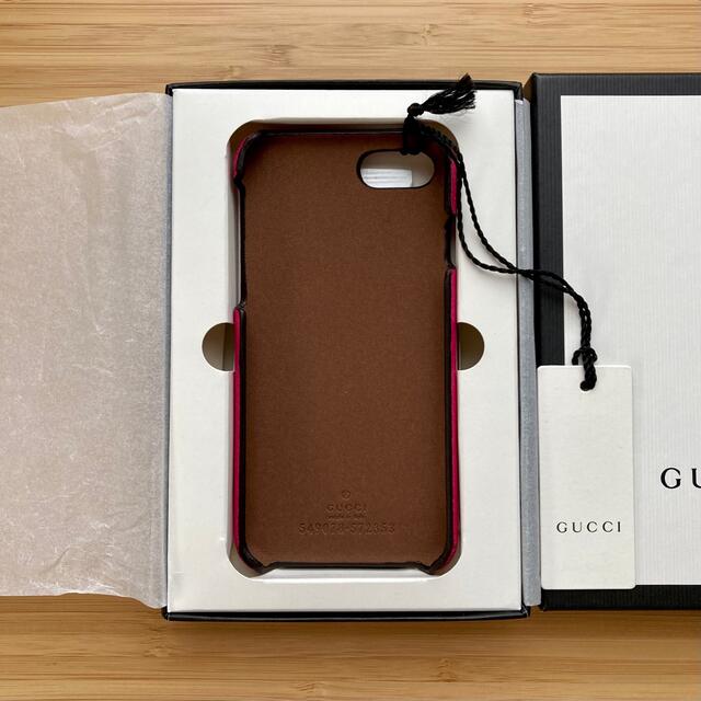 Gucci(グッチ)の新品 GUCCI グッチ iPhone 7 8 SE2/3 スマホケース 正規品 スマホ/家電/カメラのスマホアクセサリー(iPhoneケース)の商品写真