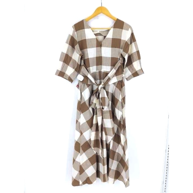 moussy(マウジー) BLOCK CHECK DRESS レディース