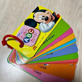 ディズニー(Disney)のディズニーの英語システム　ミッキーABCカード(知育玩具)