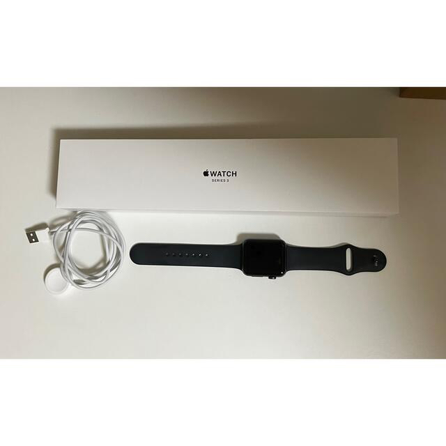 スマホ家電カメラApple Watch Series3 42mm ブラック