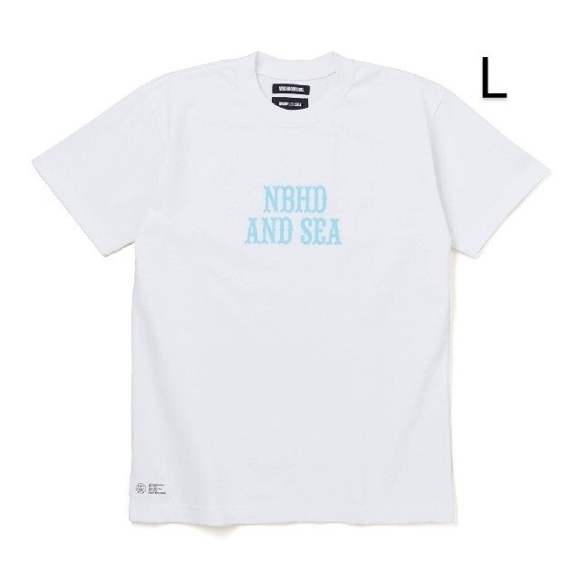 L NEIGHBORHOOD × WIND AND SEA tee Whiteメンズ