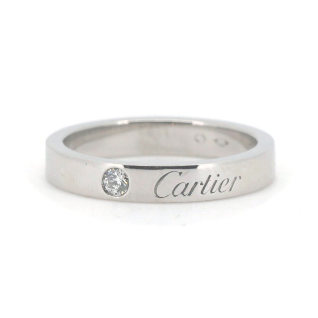 Cartier(カルティエ)のカルティエ エングレーブド リング PT950(プラチナ) レディースのアクセサリー(リング(指輪))の商品写真