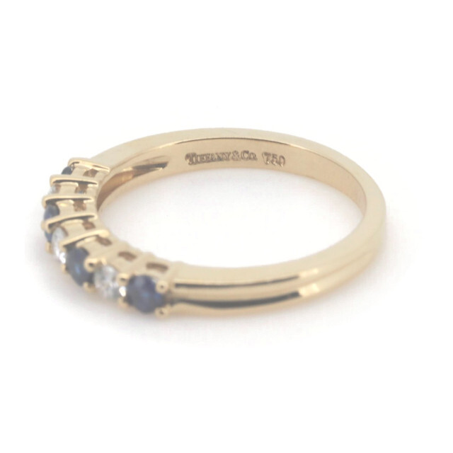 Tiffany & Co.(ティファニー)のティファニー サファイア ダイヤ リング 11号 K18YG  レディースのアクセサリー(リング(指輪))の商品写真