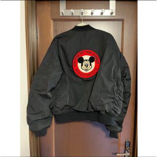 ディズニー(Disney)のMOUSSY&Disney限定コラボ/MA1ジャケット(ブルゾン)