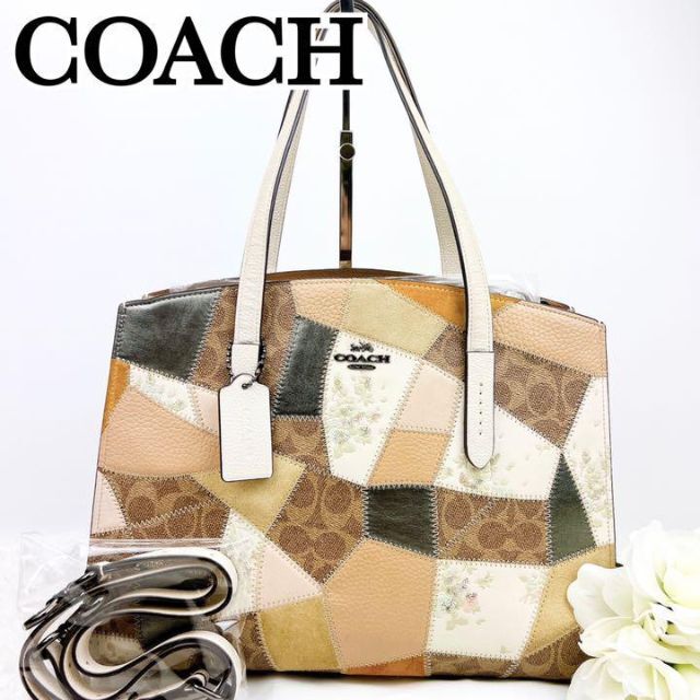 【パッチワーク】 2way COACH コーチ ハンドバッグ トートバッグバッグ