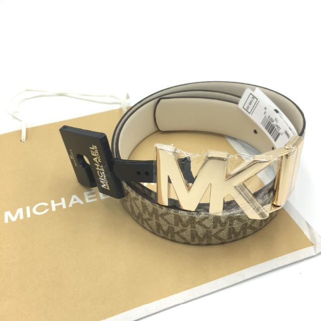 ベルト マイケルコース レザー リバーシブル MKロゴ 日本未入荷 Sサイズ