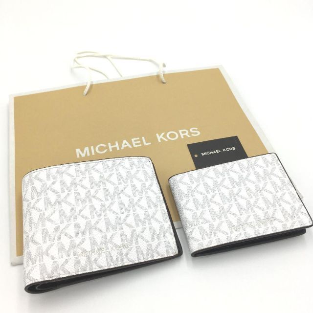 75cm重さ[MICHAEL KORS] シグネチャー カードケース付き 2つ折り財布