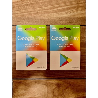 グーグル(Google)のGoogle（グーグル）カード（5,000円×2枚）(ショッピング)