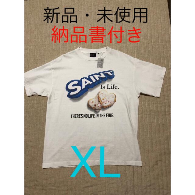 SAINT MICHAEL Tシャツ・カットソー S/M 白x黒x赤等