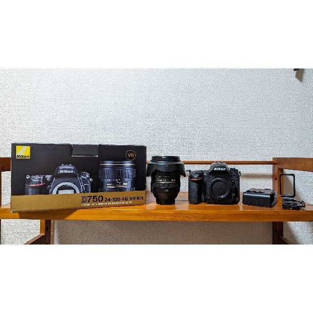 Nikon デジタル一眼レフカメラ D750 24-120 VR レンズキット7500gタッチパネル機能
