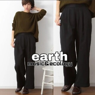 アースミュージックアンドエコロジー(earth music & ecology)のearth 定価5489円 ワイドパンツ(カジュアルパンツ)