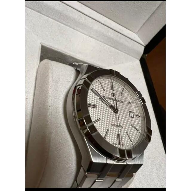 MAURICE LACROIX(モーリスラクロア)のモーリスラクロアアイコン白 メンズの時計(腕時計(アナログ))の商品写真