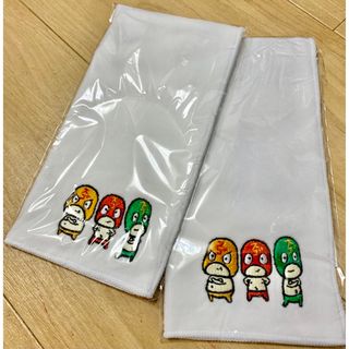 8/22〆◎凄麺オリジナルミニタオル非売品2枚有すごめんち仮面キャラクター可愛い(タオル)