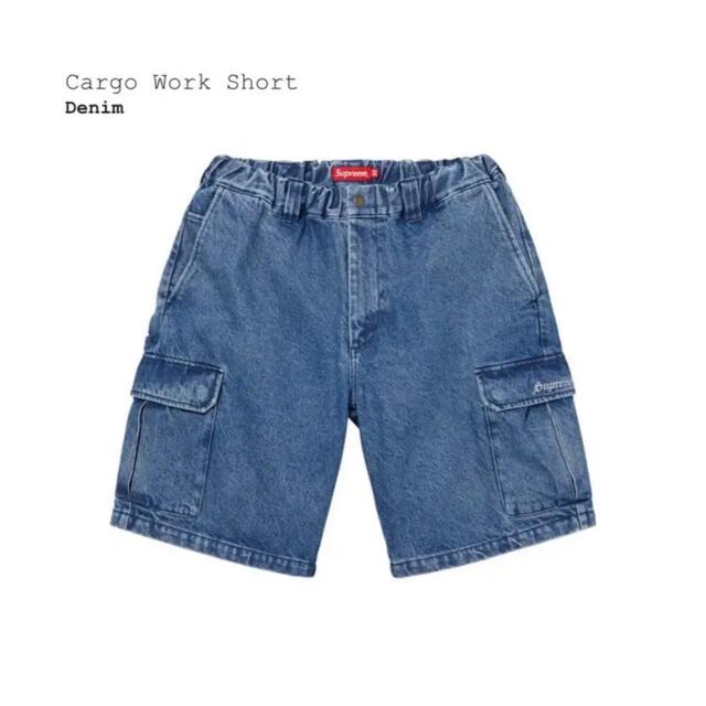 22SS Supreme Cargo Work Short Denim 36 | aluminiopotiguar.com.br