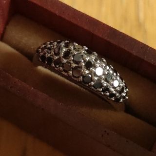 ジュエリーツツミ(JEWELRY TSUTSUMI)のなっちゃ様専用　ブラックダイヤモンド　1ctリング(リング(指輪))