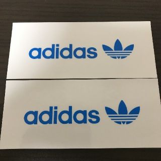 アディダス(adidas)の(縦7cm横16.5cm)adidas アディダス　ステッカー　2枚セット(その他)