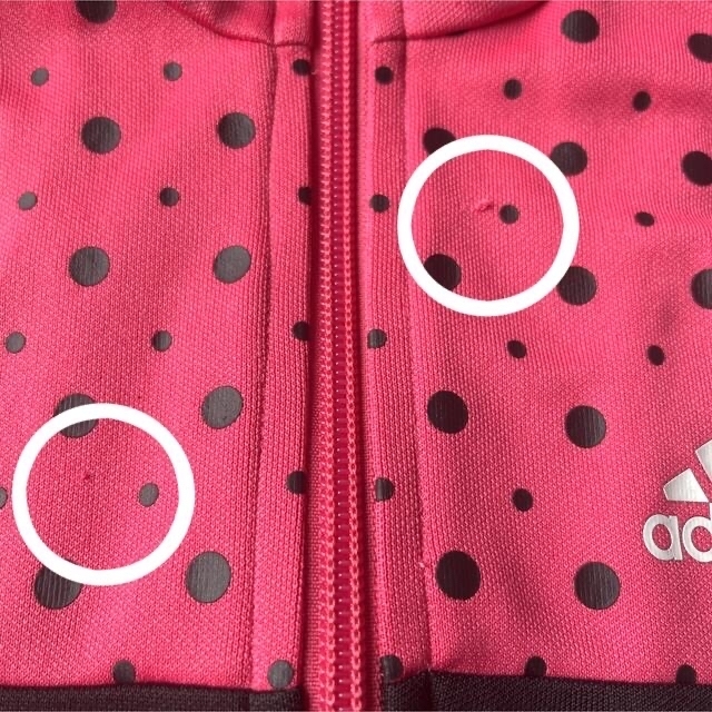 adidas(アディダス)の【adidas アディダス　4点セット！】ジャージ上下　Tシャツ　ハーフパンツ キッズ/ベビー/マタニティのキッズ服女の子用(90cm~)(その他)の商品写真