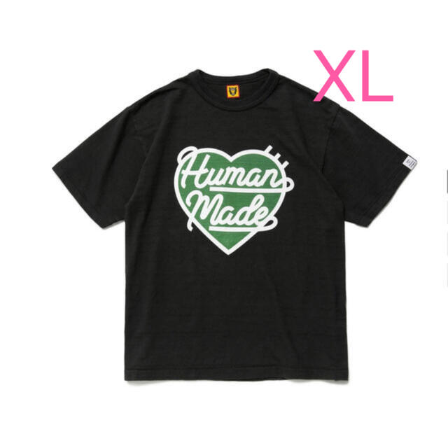 human made HEART T-SHIRT tシャツ XLBLACKサイズ