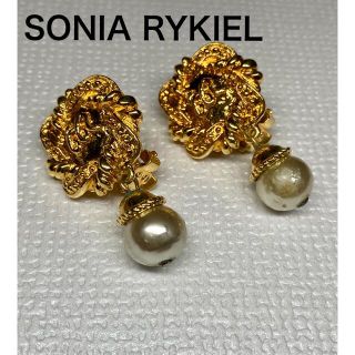 ソニアリキエル(SONIA RYKIEL)のソニアリキエル ゴールド パール  イヤリング 真珠 SONIA RYKIEL(イヤリング)