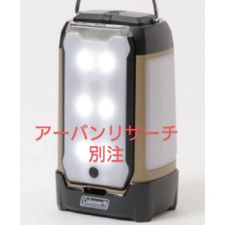 アーバンリサーチ(URBAN RESEARCH)の新品★アーバンリサーチ COLEMAN USBポート付 LED パネルランタン(ライト/ランタン)