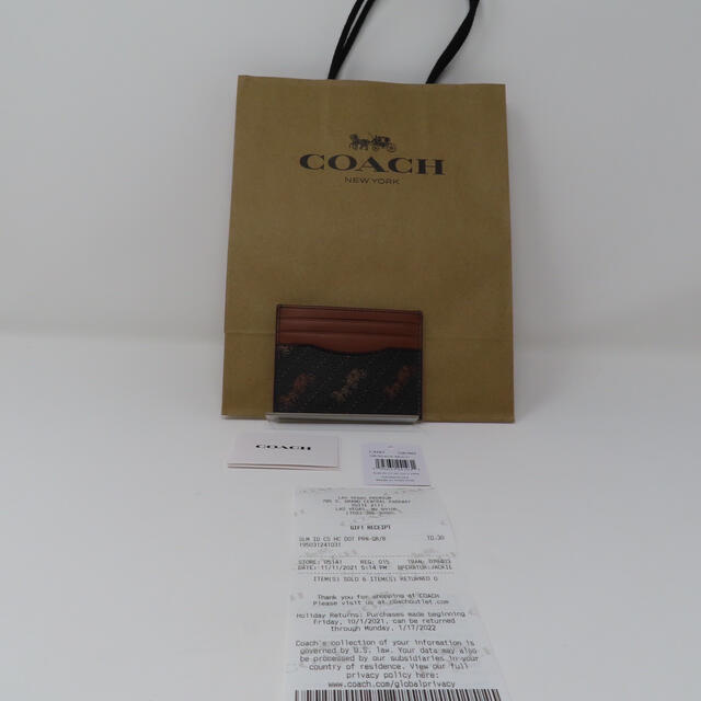 COACH(コーチ)のコーチ coach カードケース SLIM CARDCASE DOT PRINT レディースのファッション小物(名刺入れ/定期入れ)の商品写真