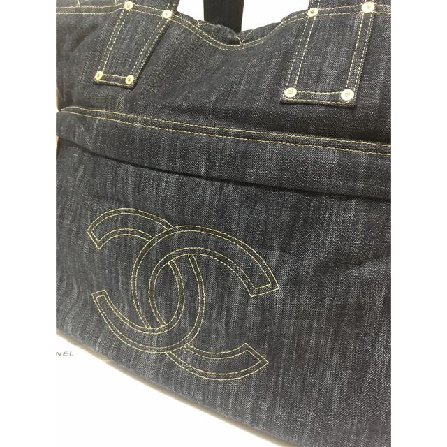 CHANEL(シャネル)の専用♡超美品 ♡ シャネル  デニム ショルダートート バッグ正規品 レディースのバッグ(ショルダーバッグ)の商品写真