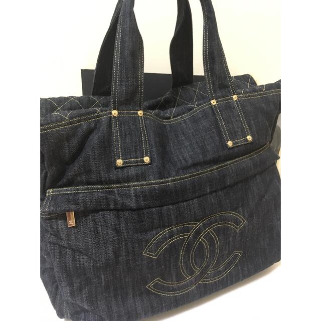 CHANEL(シャネル)の専用♡超美品 ♡ シャネル  デニム ショルダートート バッグ正規品 レディースのバッグ(ショルダーバッグ)の商品写真