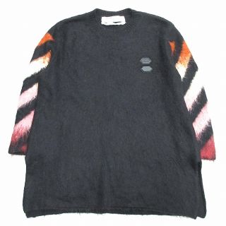 オフホワイト(OFF-WHITE)の19AW オフホワイト OFF WHITE モヘヤ ロング セーター 42●７※(ニット/セーター)