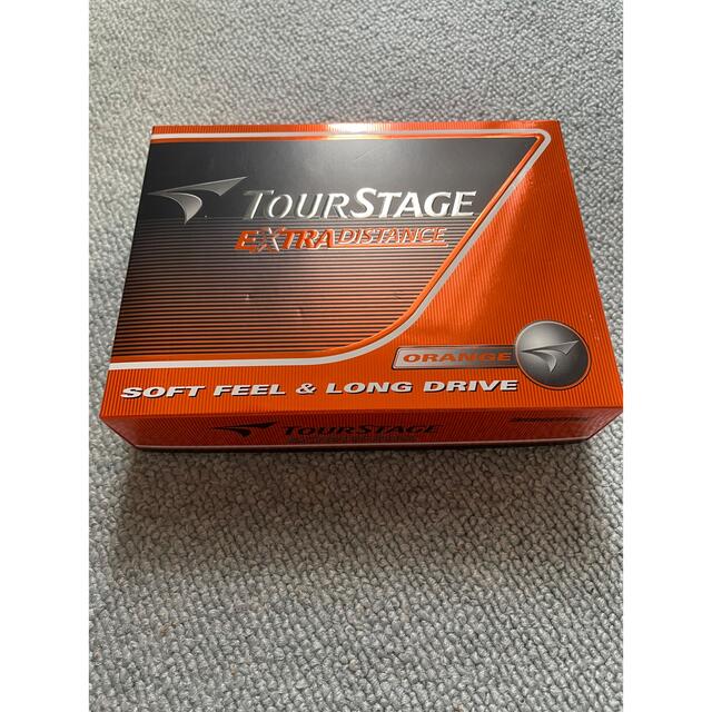 TOURSTAGE(ツアーステージ)の[新品未使用] ゴルフボール ツアーステージ エクストラディスタンス ：オレンジ スポーツ/アウトドアのゴルフ(その他)の商品写真