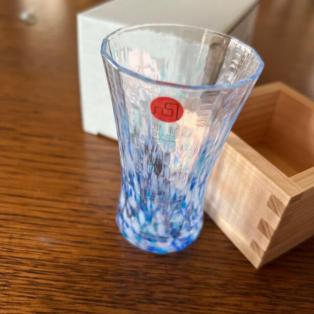 津軽びいどろ　グラス　日本酒 インテリア/住まい/日用品のキッチン/食器(グラス/カップ)の商品写真