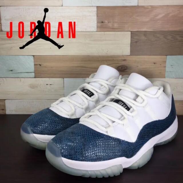 NIKE - NIKE AIR JORDAN 11 LOW LE SNAKE 28cmの通販 by USED☆SNKRS