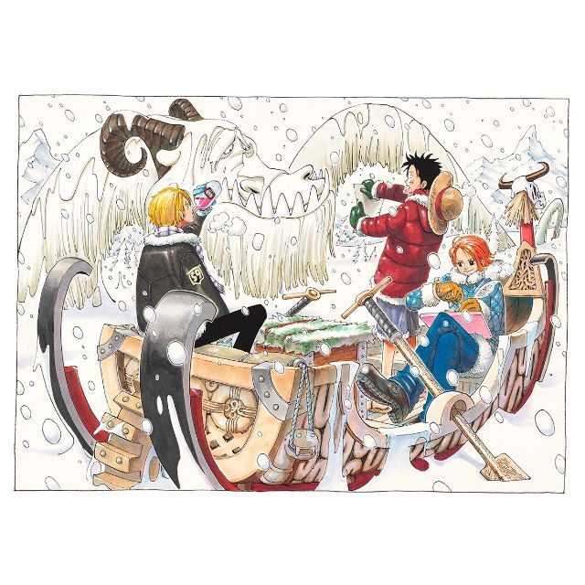 贅沢品 ONE PIECE 雪と龍 / 版画 - saintbenevolence.com